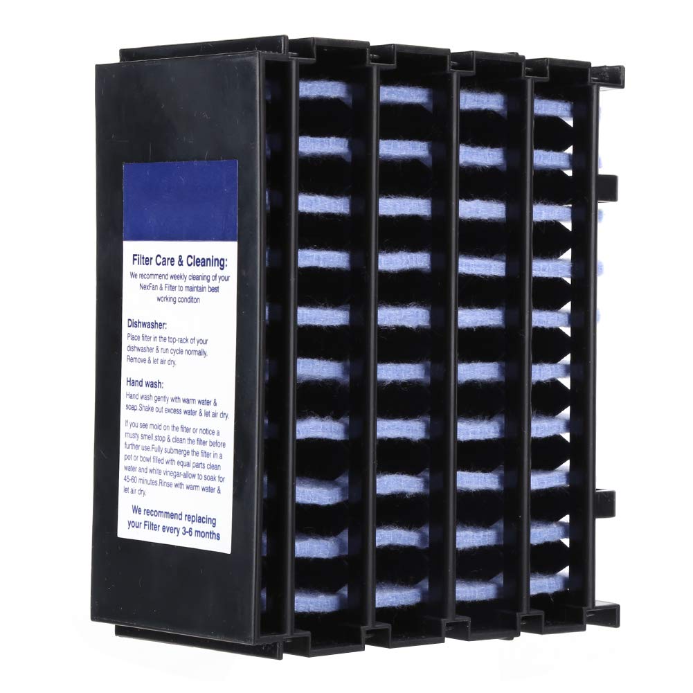 Replacement Filter For Personal Space Cooler, 12. 6x10. 4x5. 8cm Air Cooler Filter Replacement Mini Air Conditioner Filter Replacement Easy to Install for NexFan and More