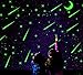 2 Sheets Glow in The Dark Wall Decals Stickers for Windows, Wall or Car Deocration (Falling Star)