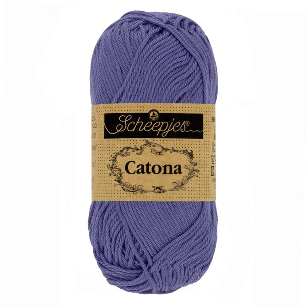 Scheepjes - Scheepjes Catona 508 Deep Amethyst Yarn - 10x50g — image 1