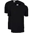 Shaka Wear Men's T Shirt – 2 Pack 7 oz Max Heavyweight Cotton Short Sleeve Crewneck Tee Top Tshirts Regular Big Size S-7XL