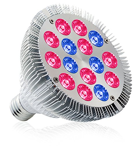 Hoont8482; LED Grow Light â€“ Indoor Plant, Flowers and Herb Light; For Indoor Growing and Hydroponics â€“ (Fits Standard Socket, E27, 15W, Long Lasting 50,000 hours, Low Energy Consumption, Low Heat)