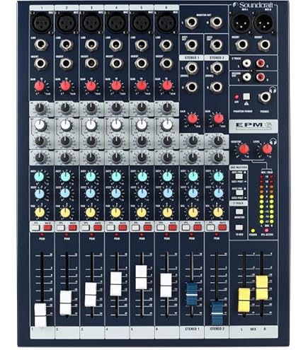 Amazon.com: SOUNDCRAFT EPM12 12 MONO INPUTS,2 STEREO INPUTS