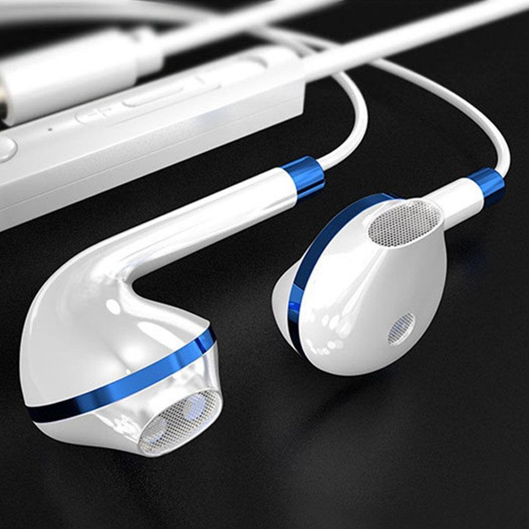 Pinsparkle Earbuds, Pwow Wired Earphones with Microphone and Volume Control Stereo in-Ear Headphones for Running Workout Gym Bluetooth Headsets