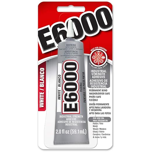 E6000 Multi-Purpose Adhesive-White 2oz