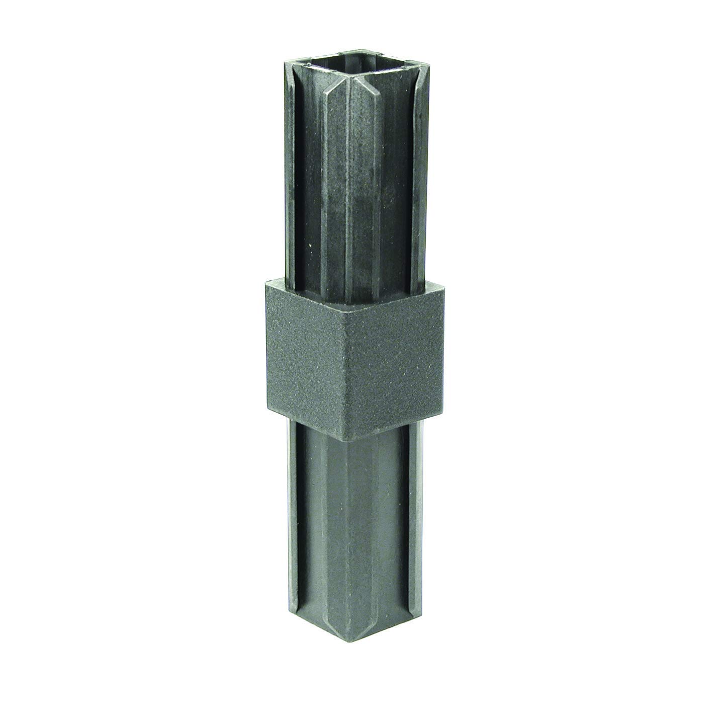 Alberts 426439 XD Pipe Connector, Straight, Plastic, Black, 30 x 30 x 2.0 mm