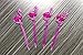 Food Pick and Cocktail Garnish Stick, Reusable Plastic Drink Sticks, 72 Fun Food Picks, Use as a Cocktail Stick or Fancy Toothpick, Luau, Hawaiian Party and Pink Flamingo Decorations, 4.5 inch