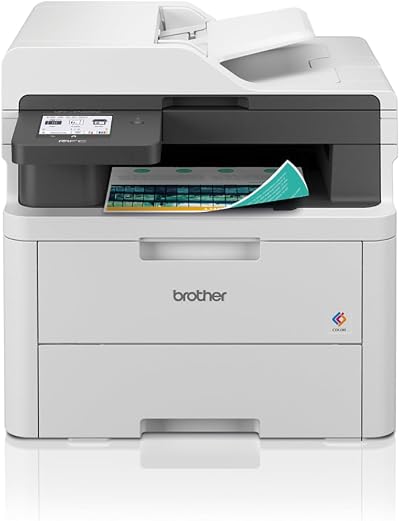 Brother MFC-L3740CDWE All-in-One Colour Wireless LED Printer UK Plug