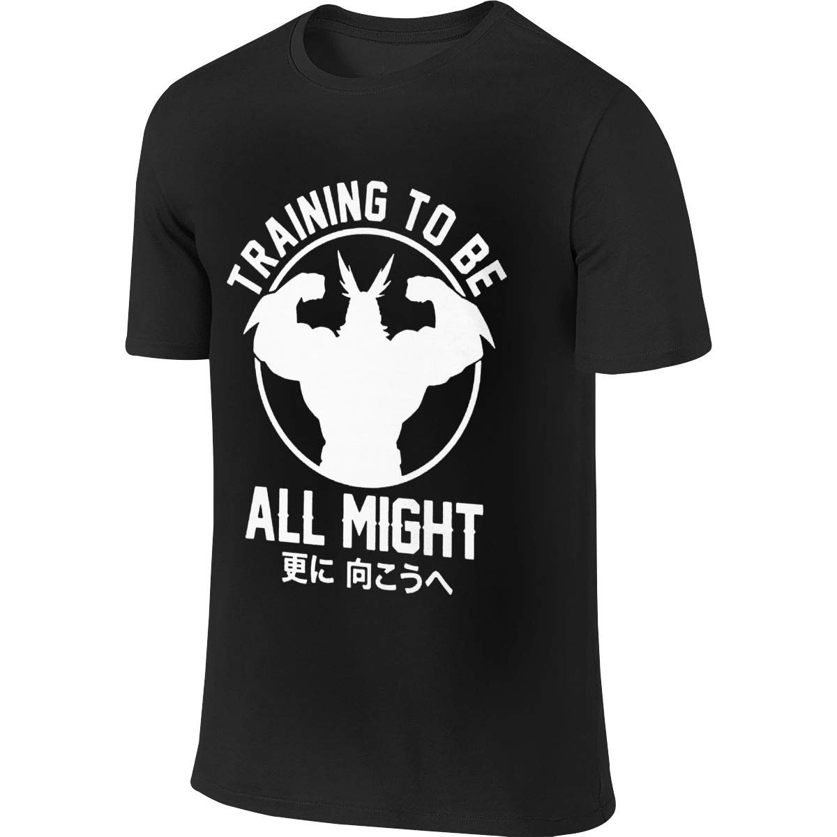 Training To Be All Might Humor Tennis Black Shirts