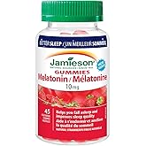 Jamieson Melatonin Gummies 10 mg - Natural Strawberry Flavour