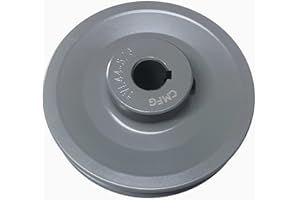 CMFG 1VL44-5/8 Variable Pitch sheave,1VL44X5/8, 4.15 inch OD, 5/8 inch Bore,Cast Iron Material,VL Single Groove Motor Pulley for "3L","4L","5L","A","B" or "5V" Belts