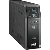 APC UPS 1000VA Sine Wave UPS Battery Backup & Surge Protector, BR1000MS Backup Battery Power Supply with AVR, (2) USB Charger