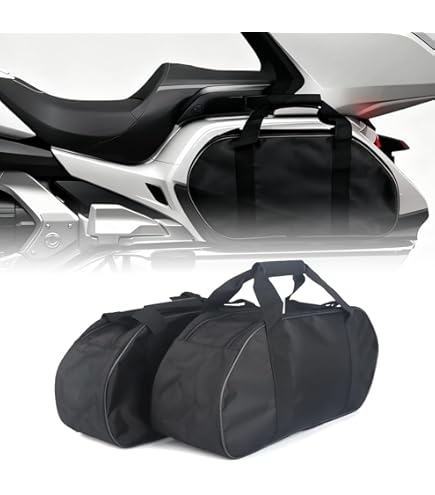 WMJFG Motorcycle Tail Bag for Honda Gold Wing GL1800 2018-2024 Waterproof Duffle Luggage All Weather Back Seat Saddle Bag Expandable Capacity Rear Rack Trunk Storage Bag, Green : Automotive