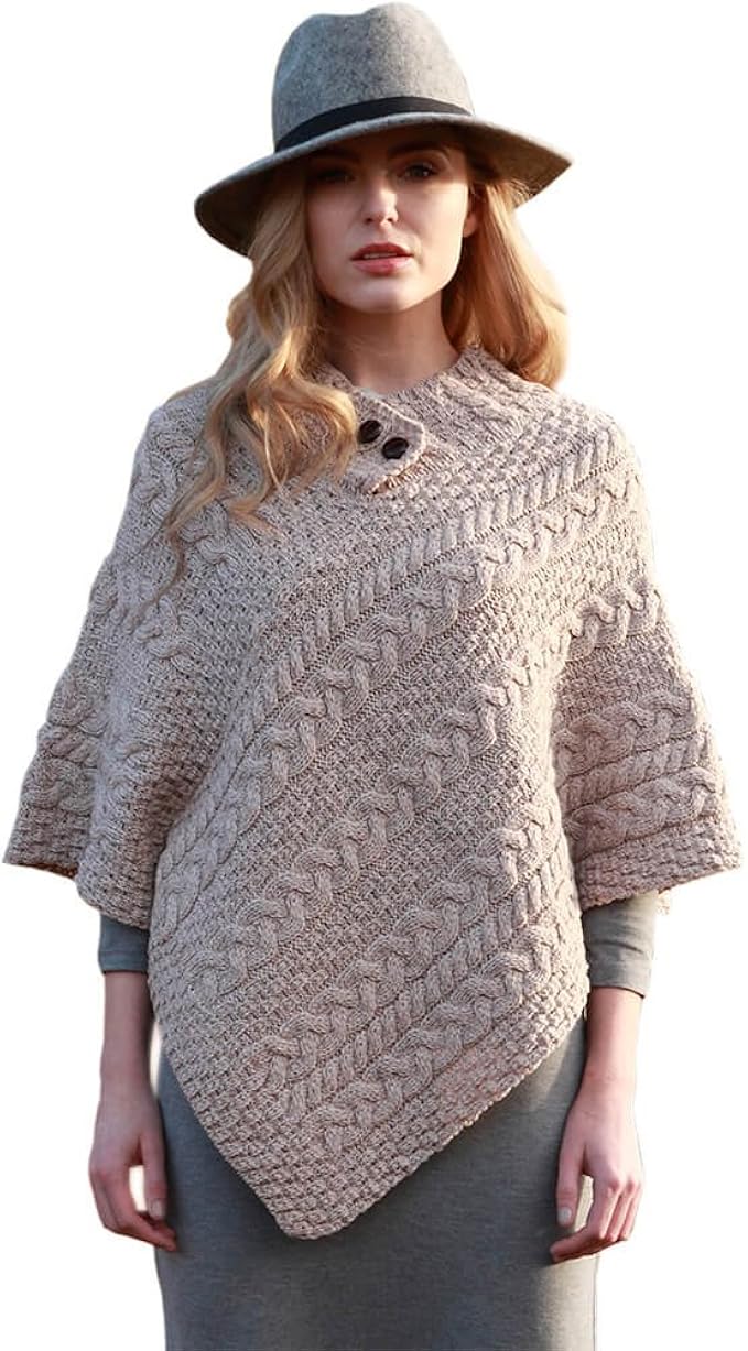 irish poncho sweater