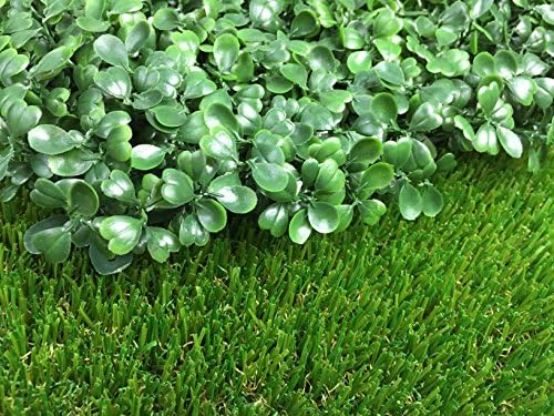 AllGreen Artificial Boxwood Interlocking Idesia Faux Ivy Indoor/Outdoor Greenery Decor 20" x 20" Panel