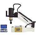 INTBUYING Electric Tapping Threading Machine M6-M24 Vertical Servo Tapper Drilling Machine Metal Wood working Tapping Machine 1200W Stepless Speed Touch-Screen with Flexible Arm 220V