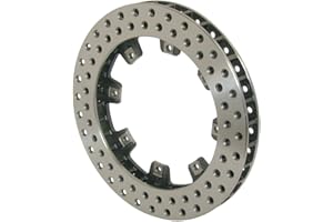 Wilwood Brake Rotor, Ultralite 32, Drilled, 11.750 in OD, 1.250 in Thick, 8 x 7.000 in Bolt Pattern, Iron, Natural, Each