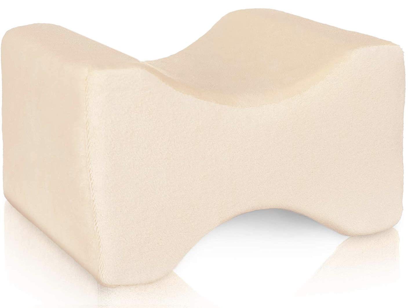 ADEPTNA MEMORY FOAM LEG PILLOW ORTHOPAEDIC FIRM BACK HIPS & KNEE SUPPORT WITH COVER