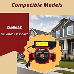 UPS15-58FC 3-Speed Circulator Pump, 59896341, for
