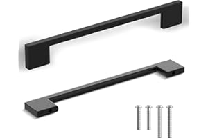 Southern Hills Matte Black Cabinet Pulls - 160mm - Black Handles for Cabinets, Kitchen Cabinet Handles Black - Dresser Pull, Matte Black Drawer Pulls, Vanity Cabinet Hardware, Door Handles