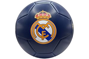 Real Madrid - Navy & Gold Club Crest Soccer Ball (Size 5)