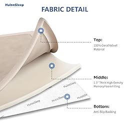 Huloo Sleep Play Mat for Babies Toddlers,1.3" Thick