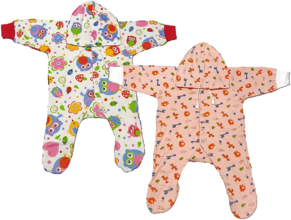 Montu Bunty Wear Baby Romper for All Season (Pack of 3) | Sleep Suit | Comfort Fit