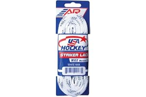 A&R Sports USA Hockey Waxed Laces, 108-Inch-White USW108X