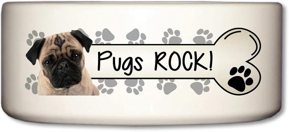 pug dog bowl