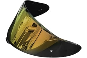 STABLENEINO Shoei RF1400 X15 Helmet Visor Replacement Shield, Anti-Fog Sun Shield Accessory Compatible with RF-1400, X15, CWR-2, Z8, X-SPR PRO(Aurora Gold)