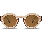 VANLINKER Vintage Round Polarized Sunglasses for Women Men Trendy Shades Retro Circle Sun Glasses VL9743