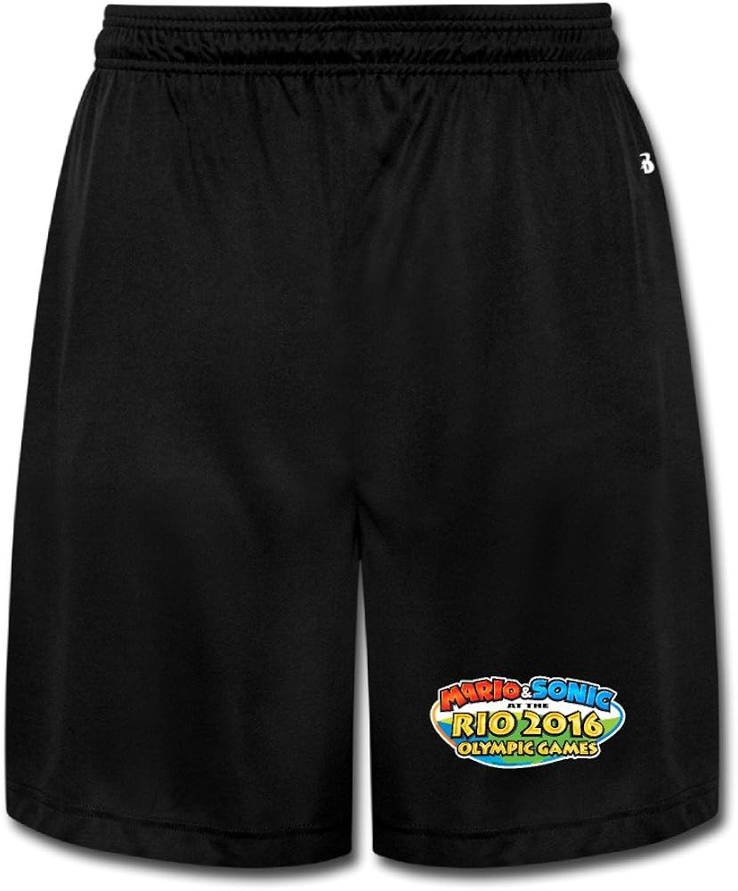 NImao Men's 2016 Mario Sonic Brazil Rio Summer Olympics Games Shorts Sweatpants