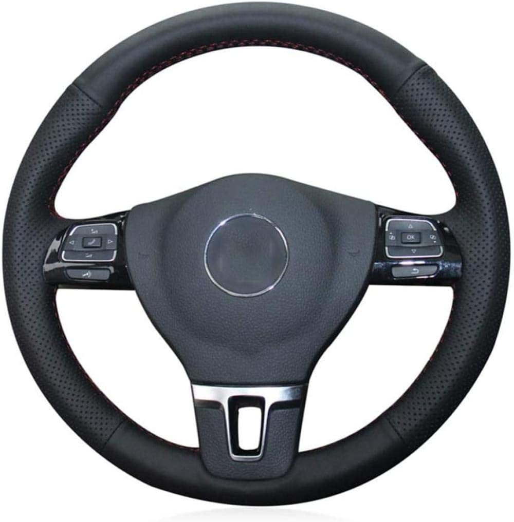 Handstitched nonslip leather steering wheel cover,For BMW M Sport F30 F31 F34 F10 F11 F07 F45