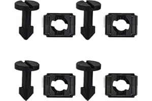 OCHIWAVE 4 Set Plastic Engine Cover Stud And Stay Grommet Kit for Honda 91501-SS8-A01 91601-SS8-A01 91501SS8A01 91601SS8A01