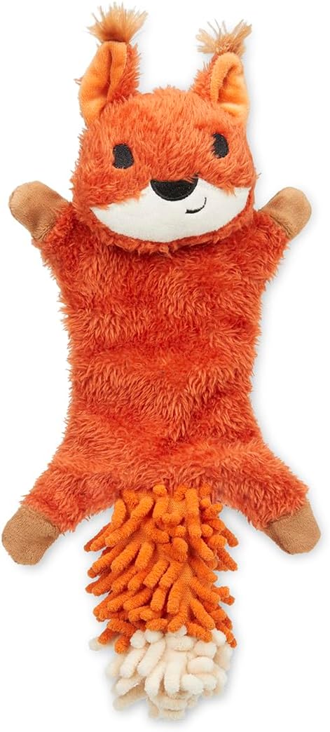Petface Saffia Squirrel Crinkle Dog Toy Pack of 1