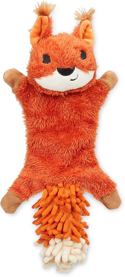 Petface Saffia Squirrel Crinkle Dog Toy Pack of 1