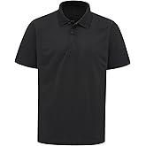Red Kap Mens Short Sleeve Performance Knit® Pocketless Core Polo