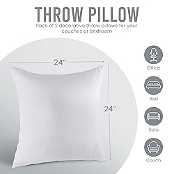 Utopia Bedding Throw Pillows Insert