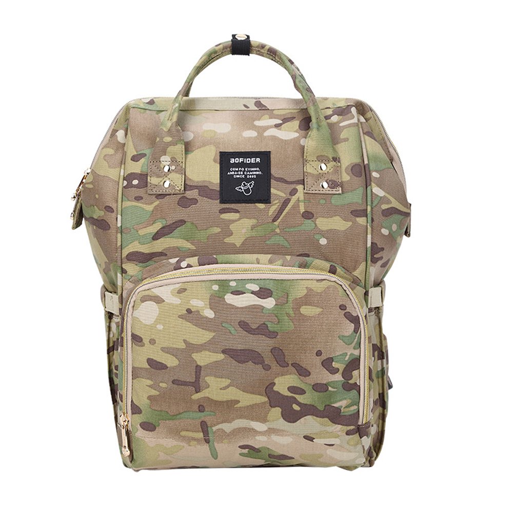 Tactical Backpack Diaper Bag for Women Men Insulated Toddler Camo Travel Backpack