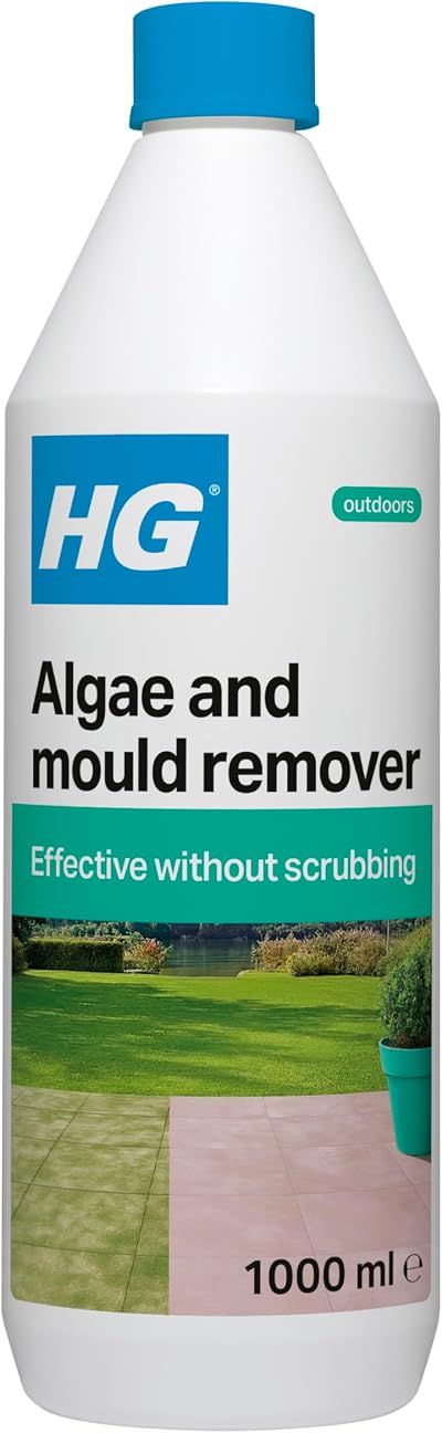 HG Algae & Mould Remover 1L – Patio & Path Cleaner, Stone-Safe Biocide