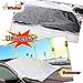 Zento Deals Reversible Multipurpose All Weather Vehicle Windshield Protector Premium Quality Winter Snow Cover + Summer Sun Shield