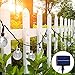 String Lights Solar Power 20 Feet with 30 LED Crystal Ball Super Bright Waterproof Indoor Outdoor for Christmas Garden Home Party Wedding Holiday Decorations(Cool White)