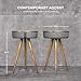 Sierra Modern Home Studio Smart Table with Built in 360° Bluetooth Speaker & Wireless Qi Charger - Ash Wood Night Stand- Modern & Functional Coffee Table & Night Stand - Bed Room -Living Room