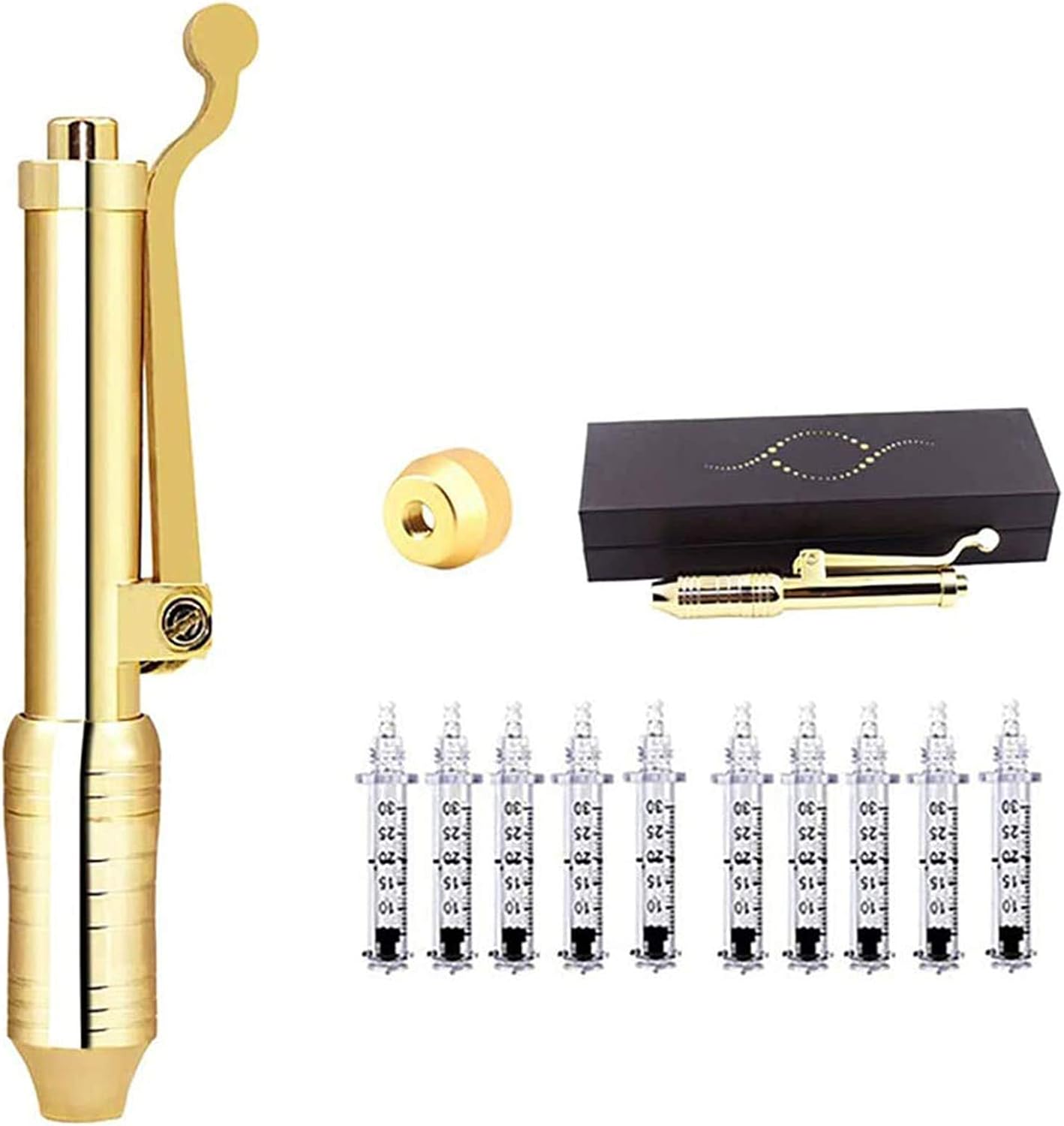 Hyaluronic Acid Pen Set Hyaluron Pen with 10 Head D 'ampoules, Skin