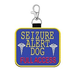 Seizure Alert Dog” Identification Patch Tag