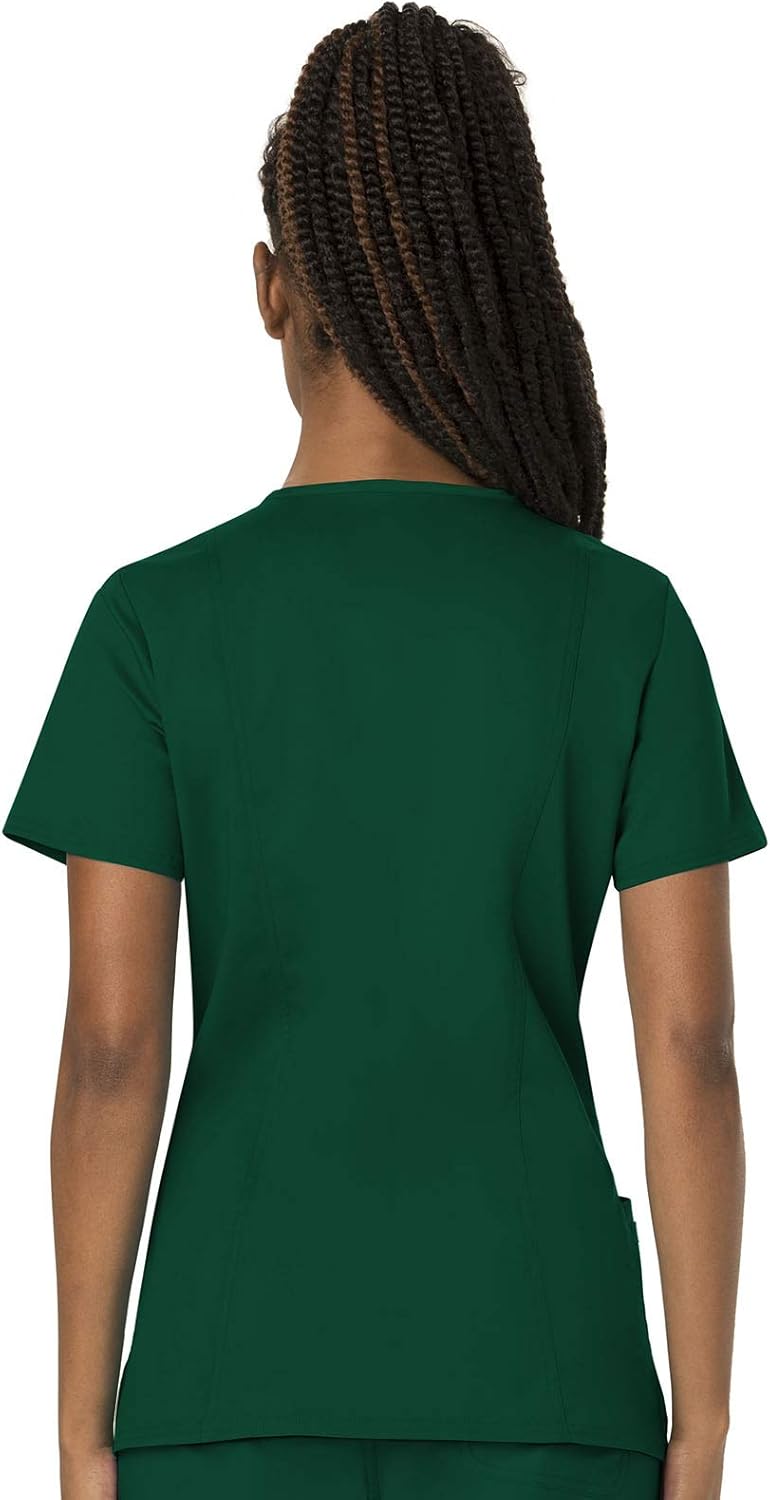 Cherokee Workwear Revolution Women's V-Neck Scrub Top: Clothing