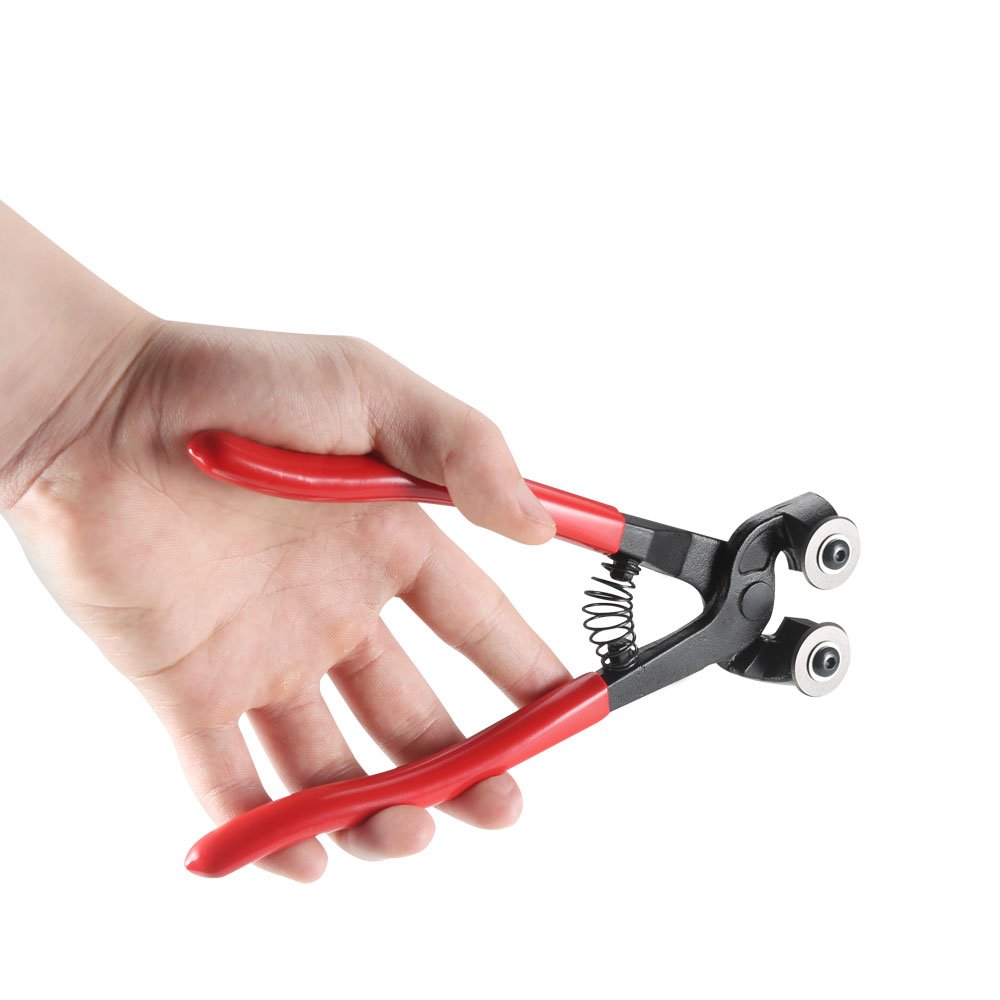 KISENG Glass Cutting Nipper Cut Nippers Wheel Wheeled Cutter Pliers