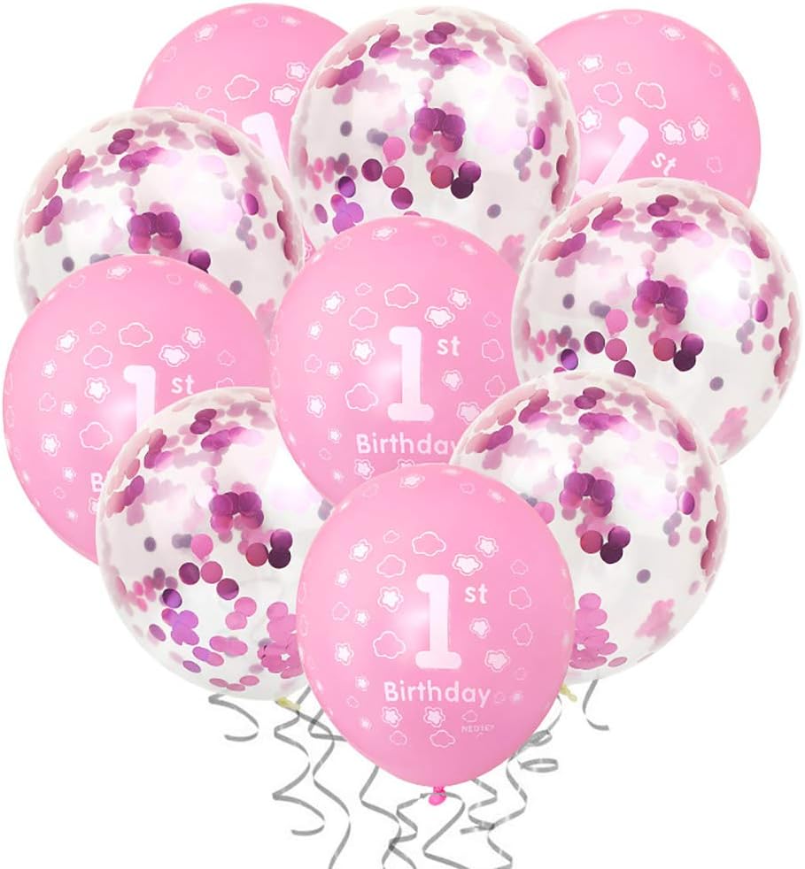 Tappery Decoration Anniversaire 1 An Fille Anniversaire Fille 1 An Ballon 1 An Et Happy Birthday Kit Anniversaire Pour Baby Shower Party Balloons Decorations Et Accessoires De Fetes Dwteam In