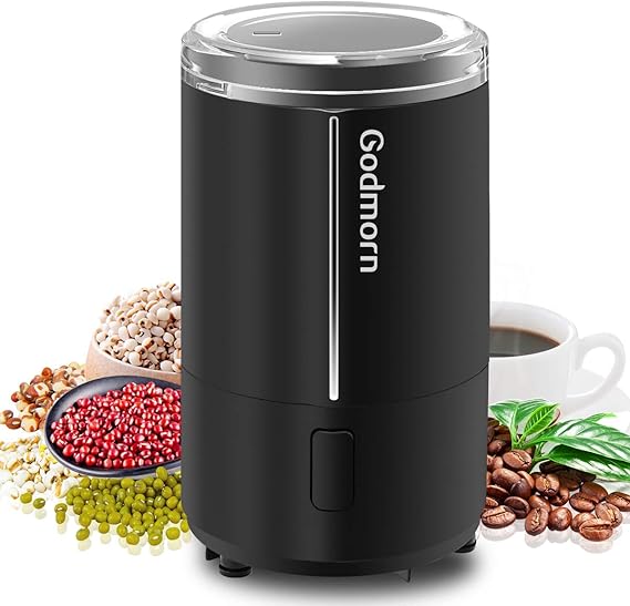 Godmorn Electric Coffee Grinder, Espresso Grinder One Touch, Multi