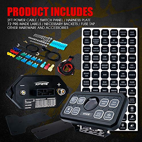 Xprite Universal 8 Gang Switch Panel Box Control System Compatible with