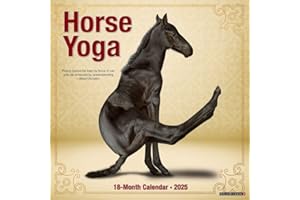 Horse Yoga 2025 12" x 12" Wall Calendar